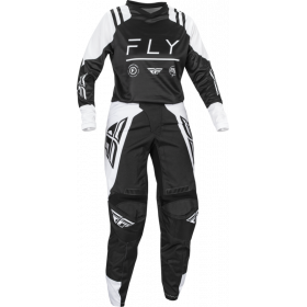 Pantalon femme FLY RACING F-16 - noir/blanc