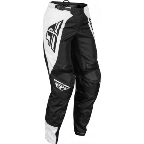 Pantalon femme FLY RACING F-16 - noir/blanc