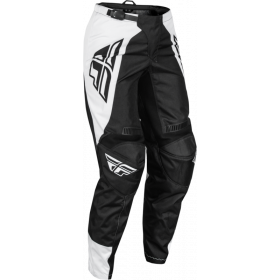 Pantalon femme FLY RACING F-16 - noir/blanc