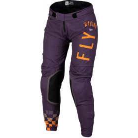 Pantalon femme FLY RACING Lite - Deep Purple/blanc/Neon Coral