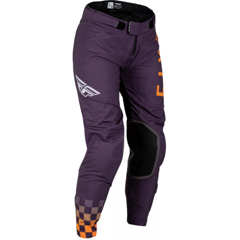 Pantalon femme FLY RACING Lite - Deep Purple/blanc/Neon Coral