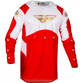 Maillot FLY RACING Evolution DST Podium - rouge/blanc/rouge Iridium