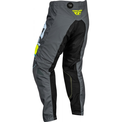 Pantalon FLY RACING Kinetic Prix - Ice Grey/anthracite/jaune fluo