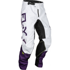 Pantalon FLY RACING Kinetic Reload - Deep Purple/blanc/jaune fluo