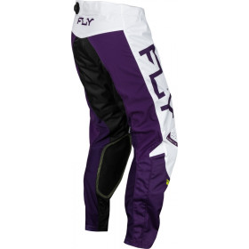 Pantalon FLY RACING Kinetic Reload - Deep Purple/blanc/jaune fluo