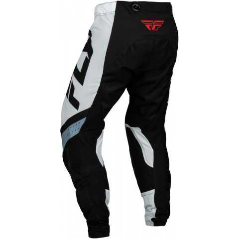 Pantalon FLY RACING Lite - blanc/noir/Denim Grey