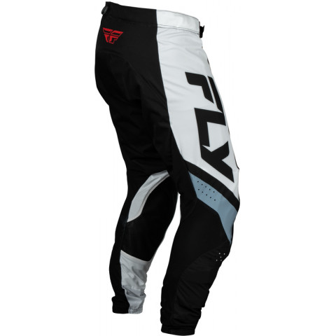 Pantalon FLY RACING Lite - blanc/noir/Denim Grey