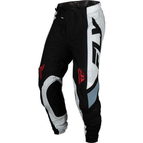 Pantalon FLY RACING Lite - blanc/noir/Denim Grey