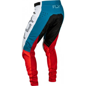 Pantalon vélo FLY RACING Rayce -  rouge/blanc/bleu