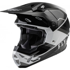 Casque FLY RACING Formula CP Rush - gris/noir/blanc