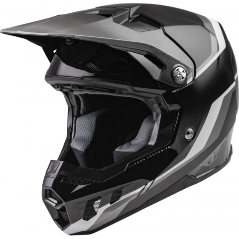 Casque FLY RACING Formula CC Driver - noir/anthracite/blanc