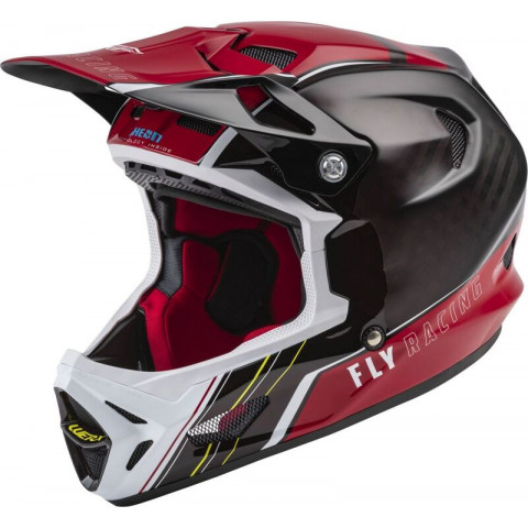 Casque FLY RACING Werx-R - carbone rouge