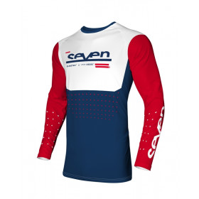 Maillot SEVEN Vox Aperture - rouge/Navy