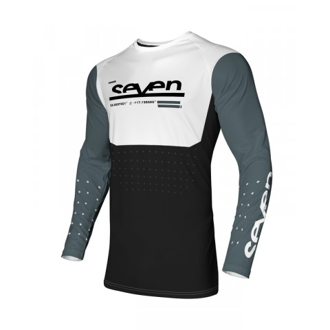 Maillot SEVEN Vox Aperture - Lead/noir