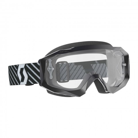 SCO GOGGLE HUSTLE X MX BLACK/WHITE CLEAR