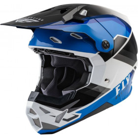 Casque enfant FLY RACING Formula CP Rush - noir/bleu/blanc