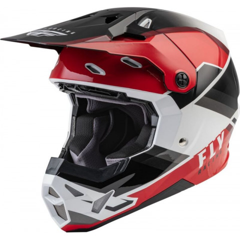 Casque enfant FLY RACING Formula CP Rush - noir/ / rouge / blanc