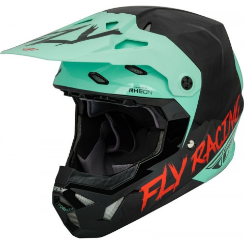 Casque enfant FLY RACING Formula CP S.E. Rave - noir / mint / rouge