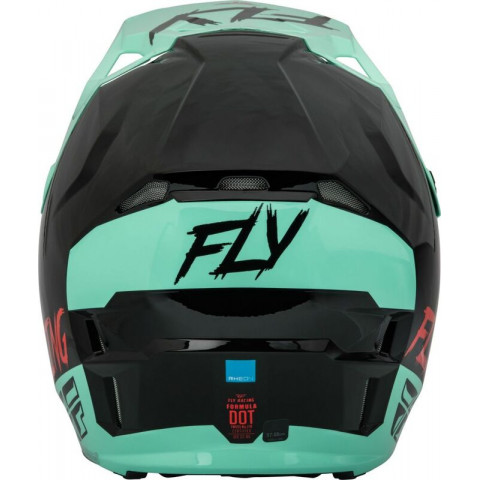 Casque enfant FLY RACING Formula CP S.E. Rave - noir / mint / rouge