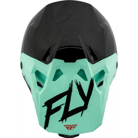 Casque enfant FLY RACING Formula CP S.E. Rave - noir / mint / rouge