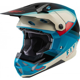 Casque enfant FLY RACING Formula CP Rush - noir / Stone / Dark Teal