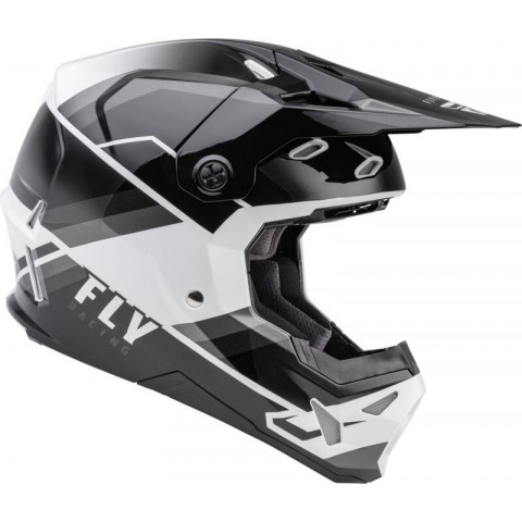 Casque enfant FLY RACING Formula CP Rush - gris / noir / blanc