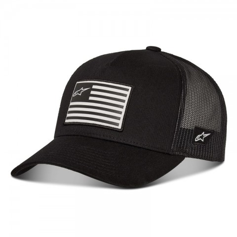 FLAG SNAPBACK HAT BLACK/BLACK OS