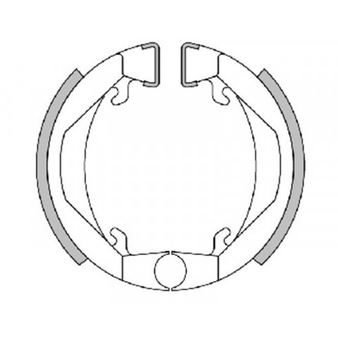 Mâchoires de frein POLINI For Race 80x18 avec ressorts