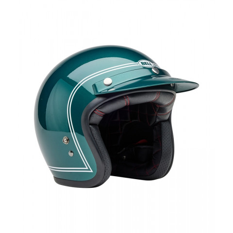 Casque BELL Custom 500 - Steve McQueen Riverside Metallic Green