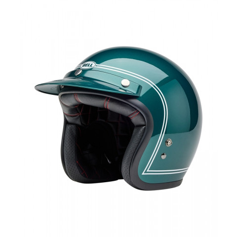 Casque BELL Custom 500 - Steve McQueen Riverside Metallic Green