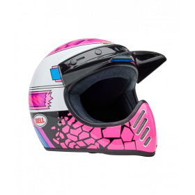 Casque BELL Moto-3 - Deathspray Gloss Pink Purple