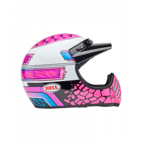 Casque BELL Moto-3 - Deathspray Gloss Pink Purple