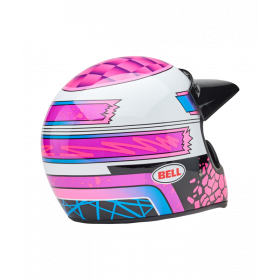 Casque BELL Moto-3 - Deathspray Gloss Pink Purple