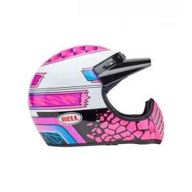 Casque BELL Moto-3 - Deathspray Gloss Pink Purple