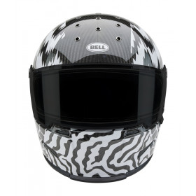 Casque BELL Eliminator Carbon - Deathspray Gloss Black/White/Black