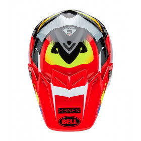 Casque BELL Moto-9S Flex - Renen Nova Gloss Black/Red