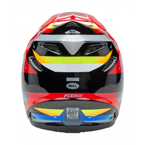 Casque BELL Moto-9S Flex - Renen Nova Gloss Black/Red