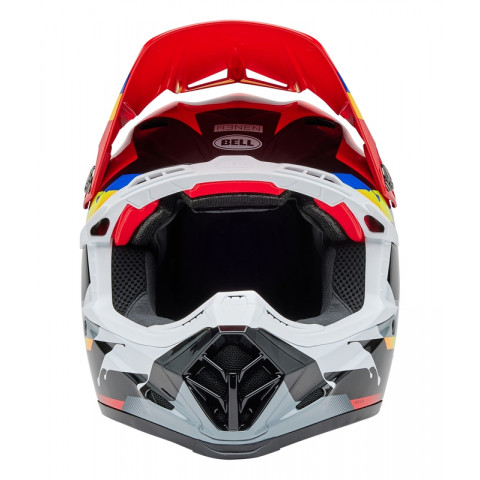 Casque BELL Moto-9S Flex - Renen Nova Gloss Black/Red