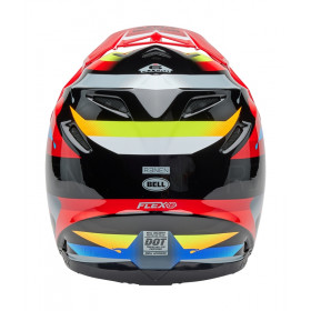 Casque BELL Moto-9S Flex - Renen Nova Gloss Black/Red