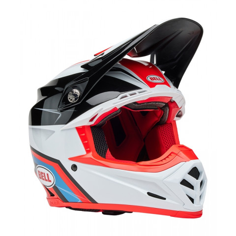 Casque BELL Moto-9S Flex - Merchant Gloss Red/Black