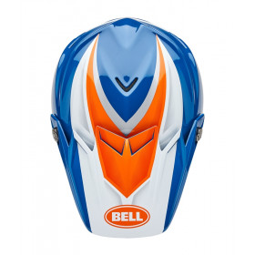 Casque BELL Moto-9S Flex - Merchant Gloss Orange/Blue