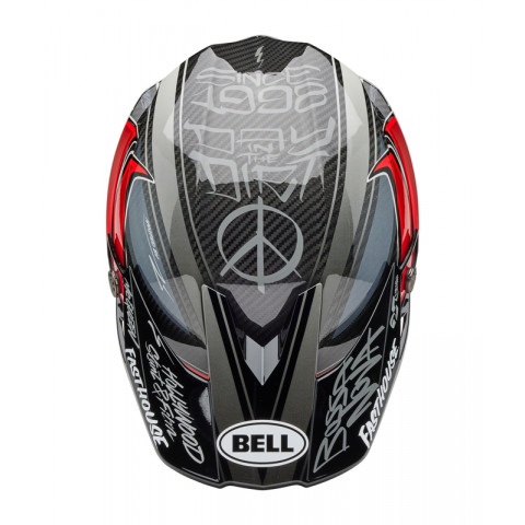 Casque BELL Moto-10 Spherical Mips - Fasthouse DITD 25 Gloss Gray/Red