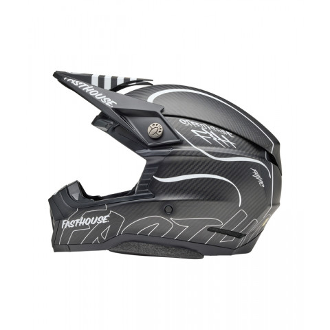 Casque BELL Moto-10 Spherical Mips - Fasthouse Raven Matte Black/White