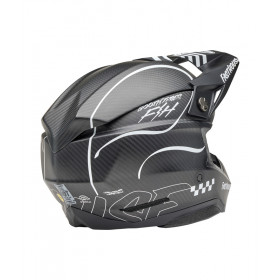 Casque BELL Moto-10 Spherical Mips - Fasthouse Raven Matte Black/White