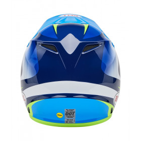 Casque BELL MX-9 Mips - Jackal Gloss Blue/Hi-Viz Yellow