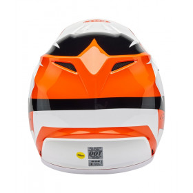 Casque BELL MX-9 Mips - Rift Gloss Orange/White