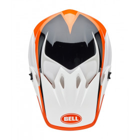 Casque BELL MX-9 Mips - Rift Gloss Orange/White