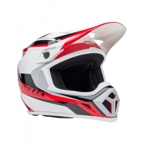 Casque BELL MX-9 Mips - Rift Gloss Red/White