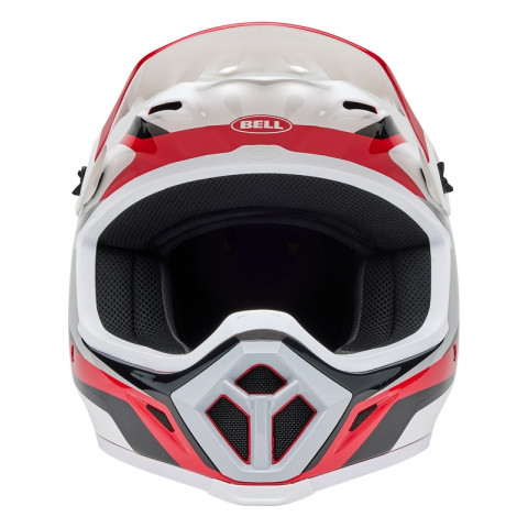 Casque BELL MX-9 Mips - Rift Gloss Red/White