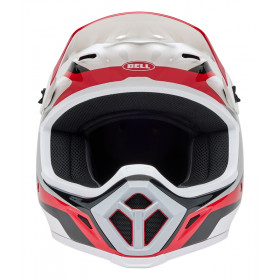 Casque BELL MX-9 Mips - Rift Gloss Red/White